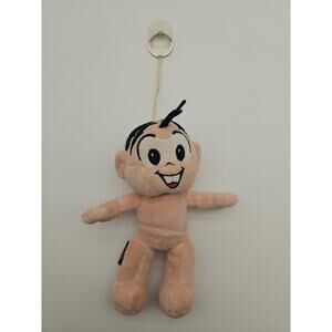 Turma Da Monica Girl Doll Plush 8 Inch 2012 Stuffed Toy Key Chain 7"